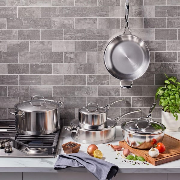 DEMEYERE Atlantis 7 Stainless Steel 9 piece Cookware Set 1015760