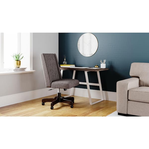 Signature DESIGN BY ASHLEY Dorrinson 47.25 in. Rectangular Brown Metal Desk