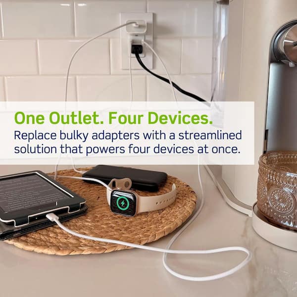 Leviton Decora Brown 15 Amp Tamper Resistant Duplex Outlet with