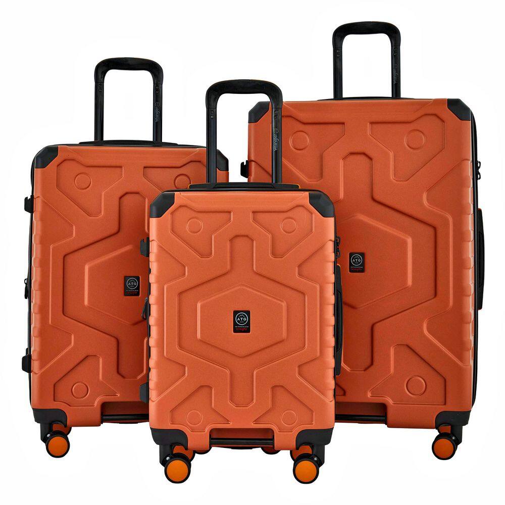 3-Piece RAW SIENNA EXPANDABLE MULTI-FUNCTION HARDSIDE VERTICAL ROLLING Luggage Set
