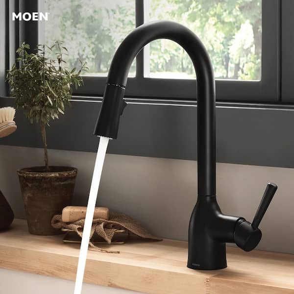 MOEN Adler Single-Handle Pull-Down Sprayer Kitchen Faucet with