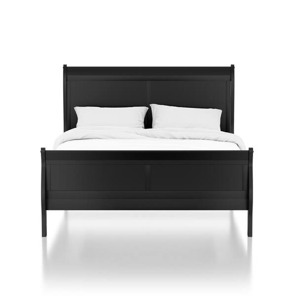 Furniture of America Demartin Black Wood Frame King Platform Bed with  Storage IDF-7223BK-EK - The Home Depot