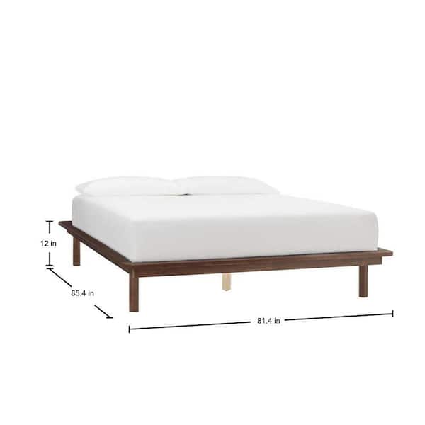 Banwick natural finish platform bed discount