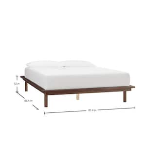 Banwick Sable Brown Finish King Platform Bed (81.42 in. W x 12 in. H)