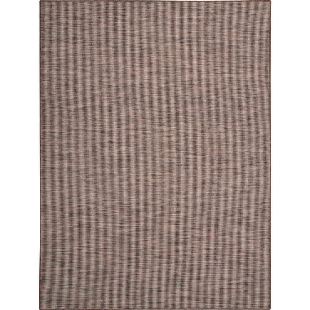 Easy-Care Natural Synthetic 8' x 10' Flatweave Indoor/Outdoor Rug