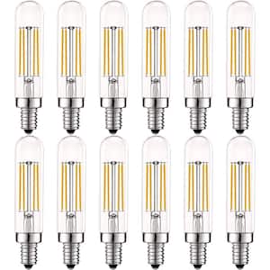60-Watt Equivalent T6 T6.5 Dimmable Edison LED Light Bulbs 5-Watt UL Listed 3000K Soft White (12-Pack)
