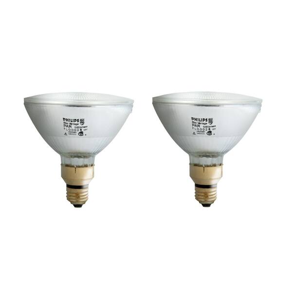 Philips 50W MR16 Halogen Bulbs - GU5.3 Base 12V Dimmable Flood Lights 5-Pack