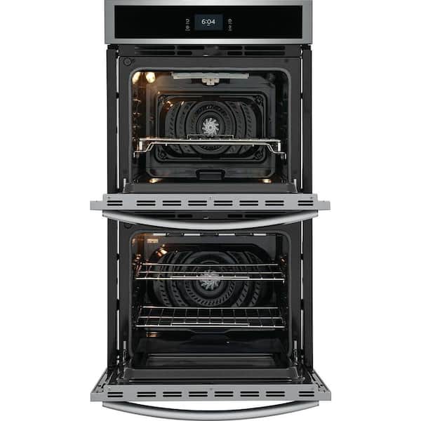 Gallery 27 in. Double Electric Built-In Wall Oven with Total Convection in Smudge-Proof Stainless Steel