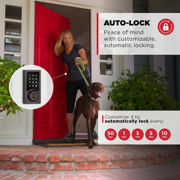Kwikset HomeConnect 918 Venetian Bronze Contemporary Z-Wave Long