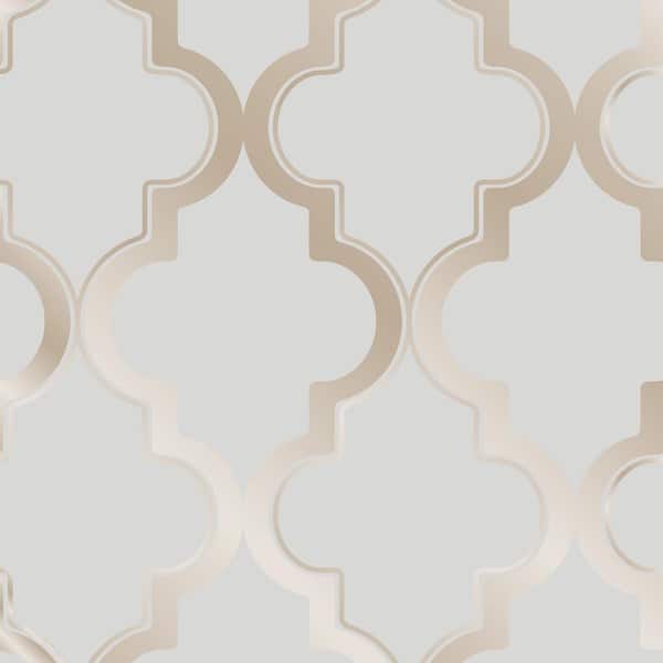Tempaper Marrakesh Grey Peel and Stick Wallpaper (Covers 56 Sq. Ft.)