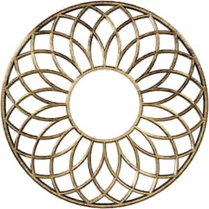 3/4 in. x 24 in. x 24 in. Cannes Architectural Grade PVC Peirced Ceiling Medallion