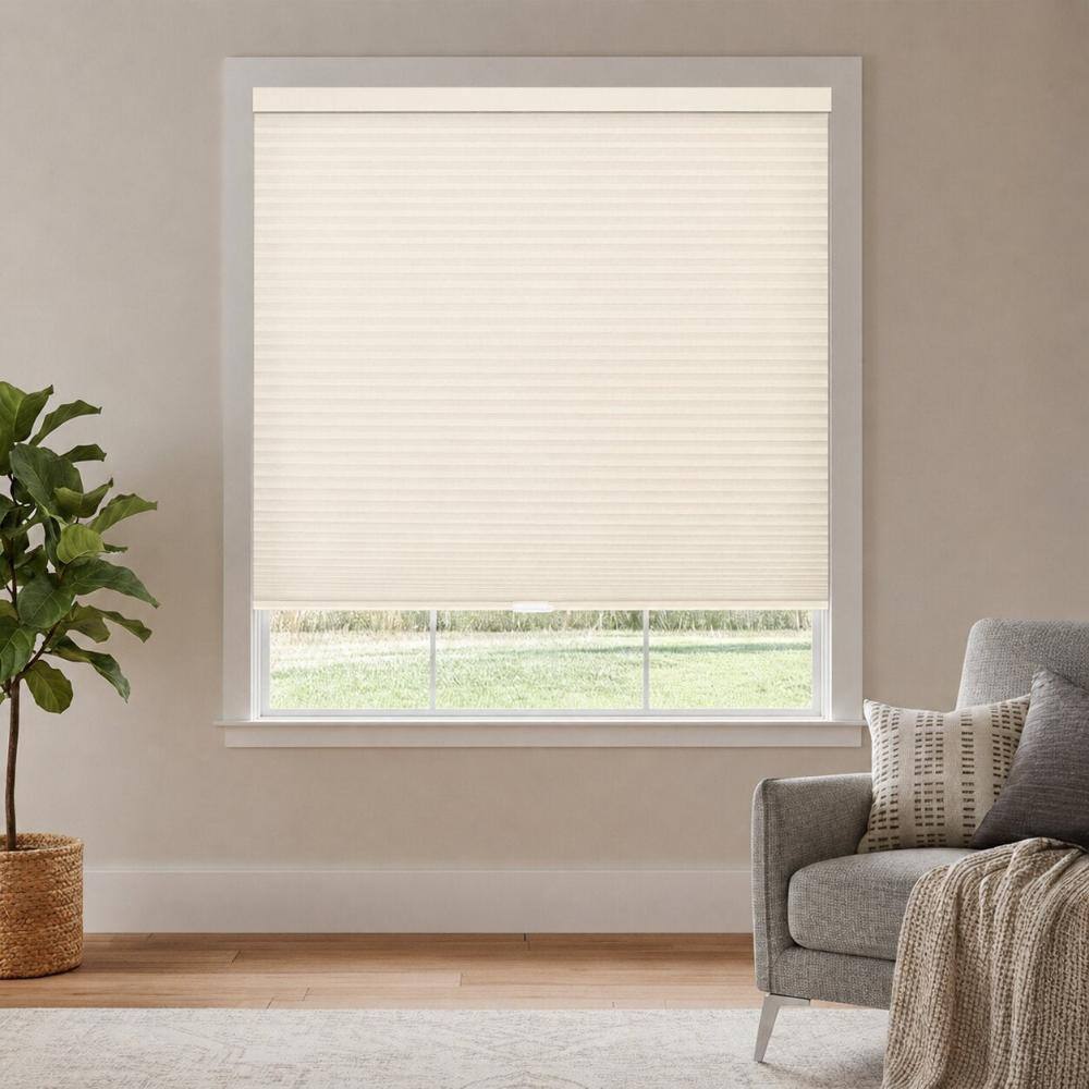 "Cut-to-Width Ivory Light Filtering Cordless Double Cell Cellular Shades - 48.5""W X 72""H" price history on PriceWatchPro
