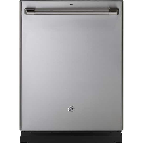 Cafe Top Control Tall Tub Dishwasher in Stainless Steel with Stainless Steel Tub and Third Rack