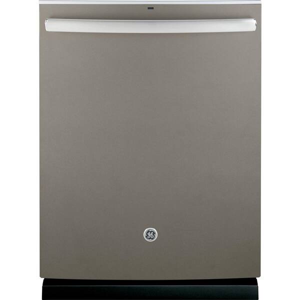 GE Adora 24 in. Fingerprint Resistant Slate Top Control Dishwasher 120-Volt with Stainless Steel Tub, 3rd Rack, and 48 dBA