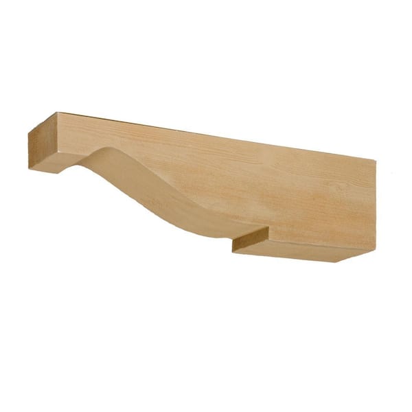 Fypon 5-1/2 in. x 24 in. x 6-1/2 in. Polyurethane Timber Corbel