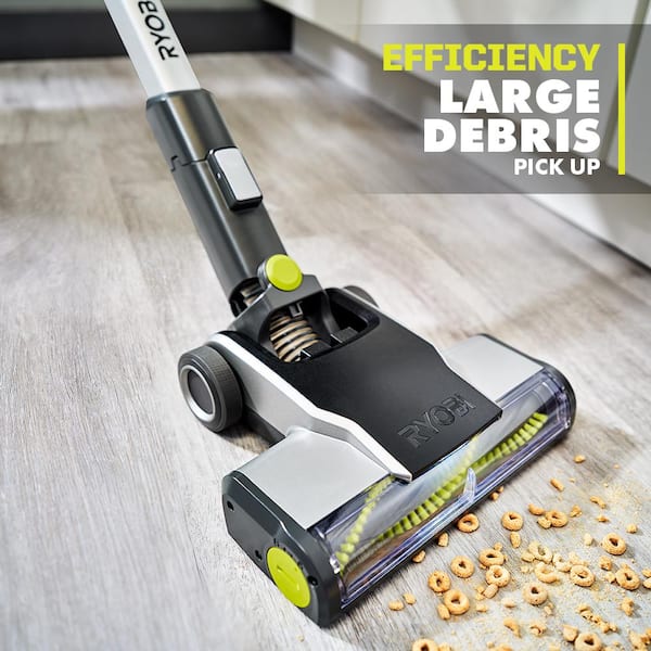 RYOBI ONE+ 18V Cordless Stick Vacuum Cleaner Kit w/ 4.0 Ah Battery