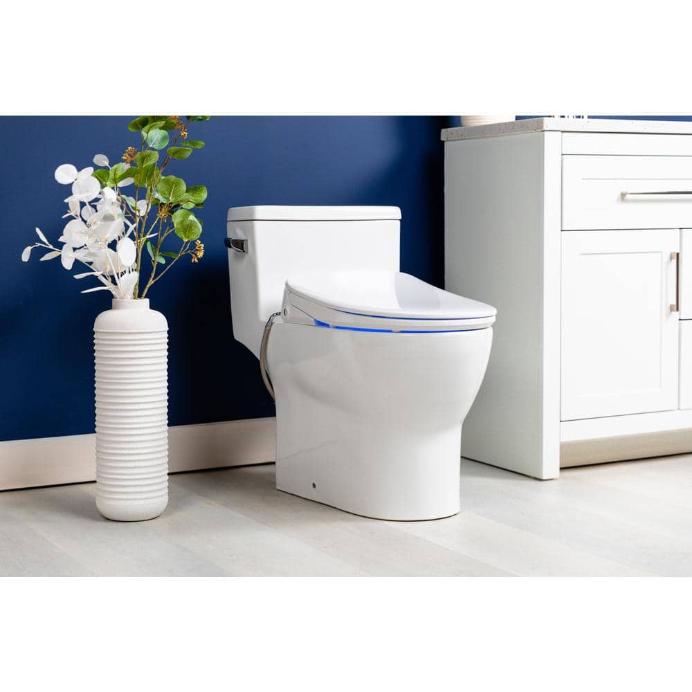 Alpha iX Pure Round White Electric Bidet Toilet Seat