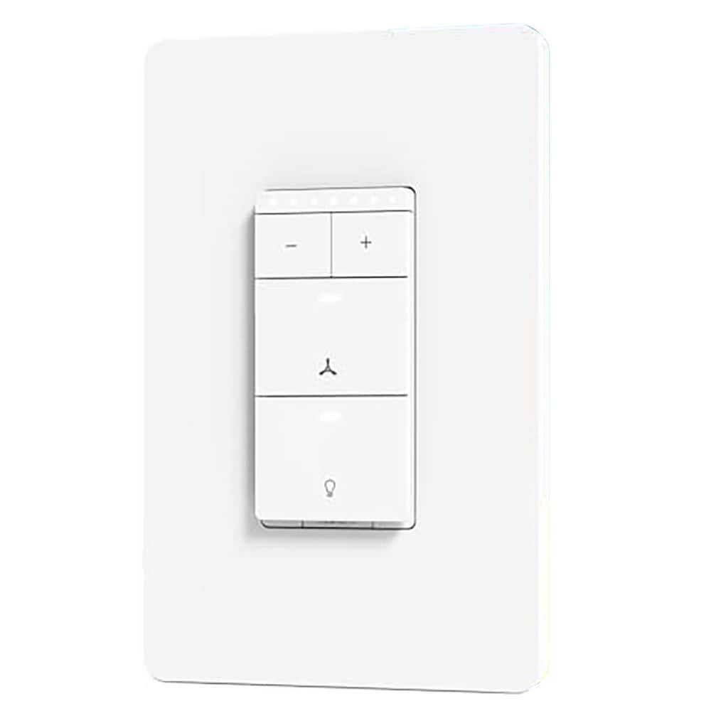 120-Volt Smart Ceiling Fan and Dimmer Light Switch Combo White Remote WiFi Control Works with Alexa 1 Pack price history on PriceWatchPro