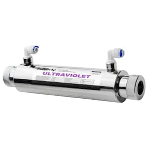 UV Light Water Disinfection System With Smart Flow Sensor Switch