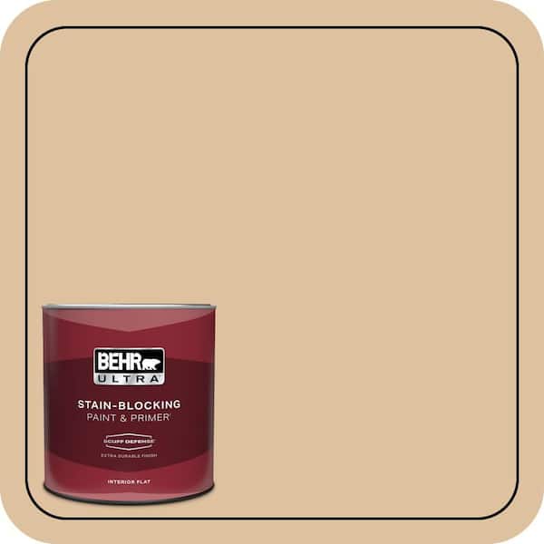 BEHR ULTRA 1 qt. #S290-3 Slender Reed Extra Durable Flat Interior Paint & Primer