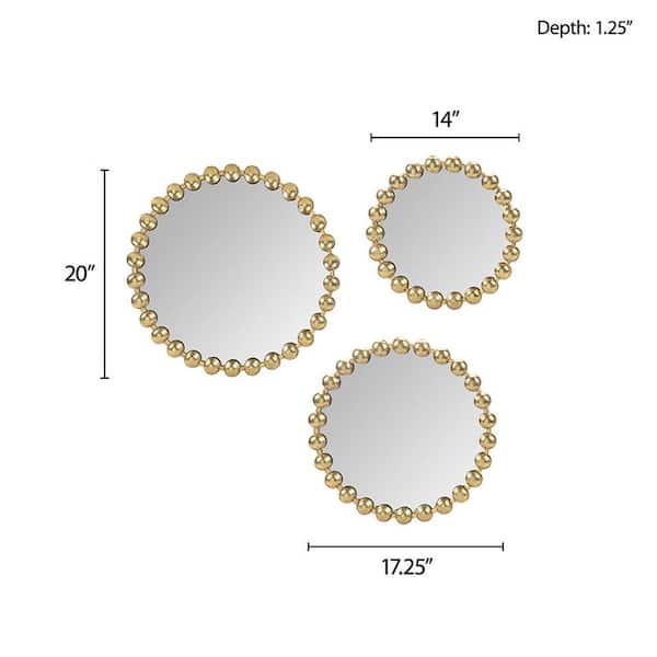 Mirrors - Bag of 10 - 25mm Round - Metal Designz