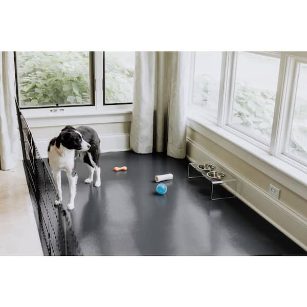 G-Floor Slate Grey 5 ft. x 10 ft. Levant Pet Floor Protector