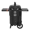 OKLAHOMA JOE'S Bronco Charcoal Drum Smoker and Grill in Black with 284 sq. in. of Cooking Space 25203120