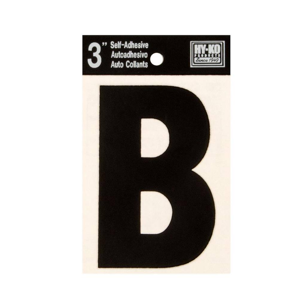 HY-KO 3 in. Vinyl Letter B 30412 - The Home Depot