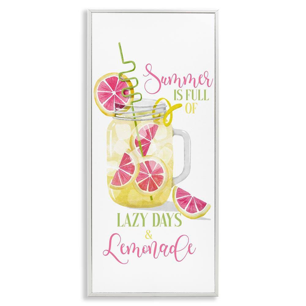 Fun Summer Lemonade by Deane Beesley White Framed Food Giclee Art Print 24 in. x 10 in. price history on PriceWatchPro