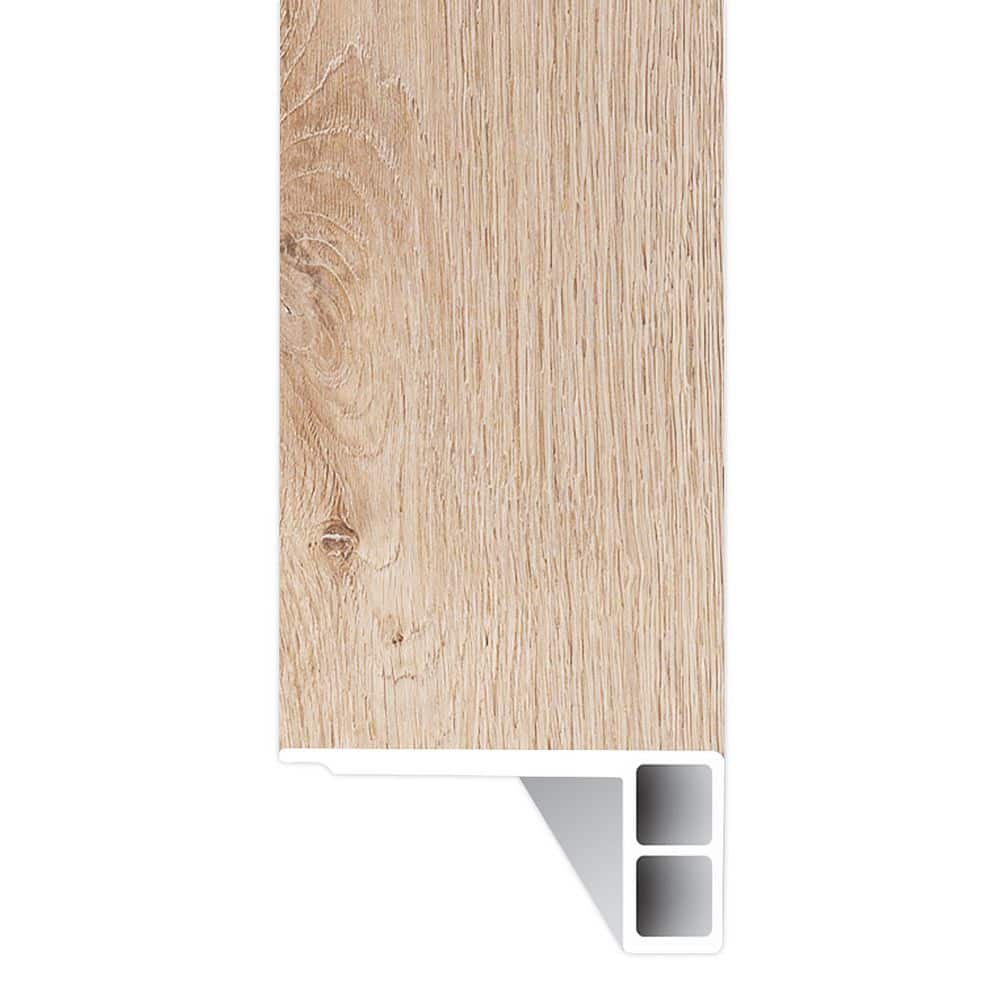 Dashiell Umbra 0.75 in. T x 2.75 in. W x 94 in. L Luxury Vinyl Flush Stair 