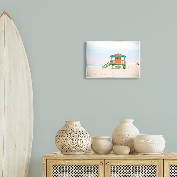 No Lifeguard On Duty by Seven Trees Design Unframed Nature Graphic Art Print 10 in. x 15 in.