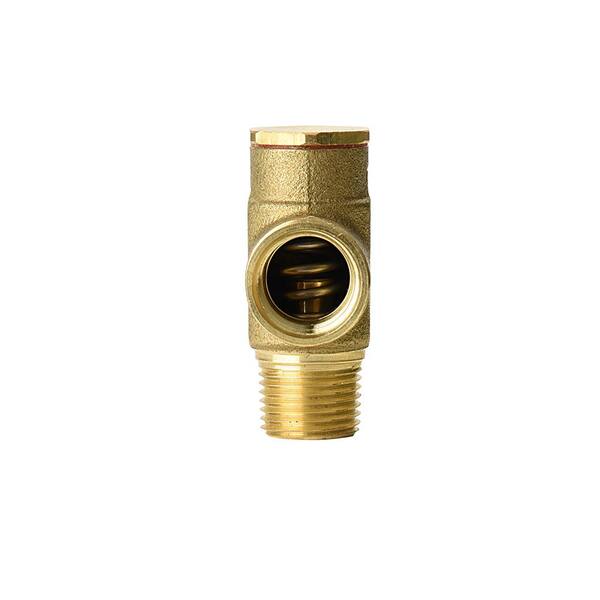 Brass NO Lead 75 PSI Or 100 PSI Pressure Relief Valve 1/2" Or 3/4" For Water Well Pump Pressure Tank (1/2" 100 Psi
