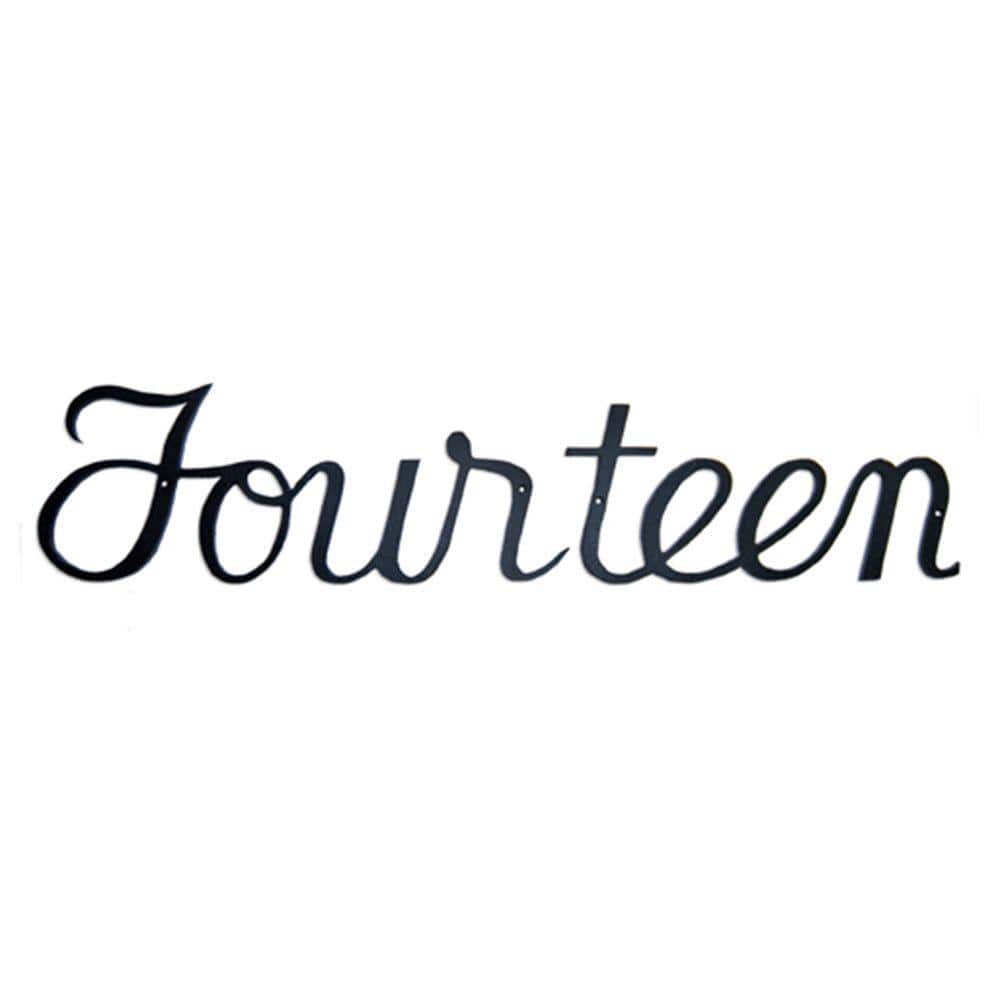 5.25 in. Aluminum Script House Number Fourteen price history on PriceWatchPro