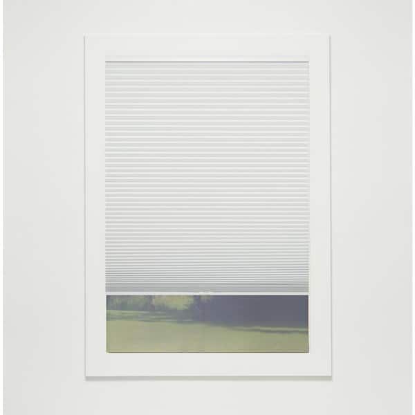 Perfect Lift Window Treatment Cut-to-Width Ivory Cordless Blackout Eco Polyester Honeycomb Cellular Shade 68 in. W x 84 in. L