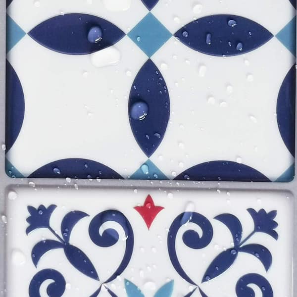 Korfu Vinyl PVC Flooring, Floor Decor, Talavera Decor, DIY