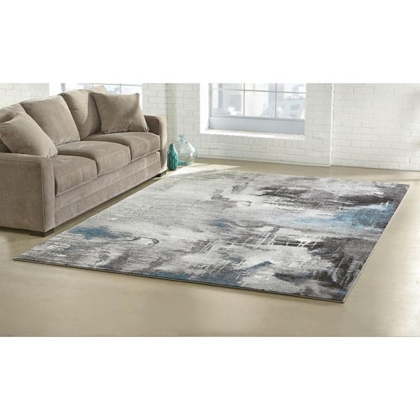 Journey Gray 2 ft. x 7 ft. Runner Rug