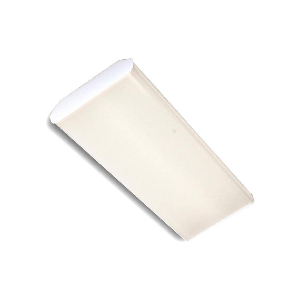 2 ft. 3125 Lumens 34-Watt Equivalent Integrated LED Dimmable White Diffused Lens Wraparound Light, 5000K Daylight price history on PriceWatchPro