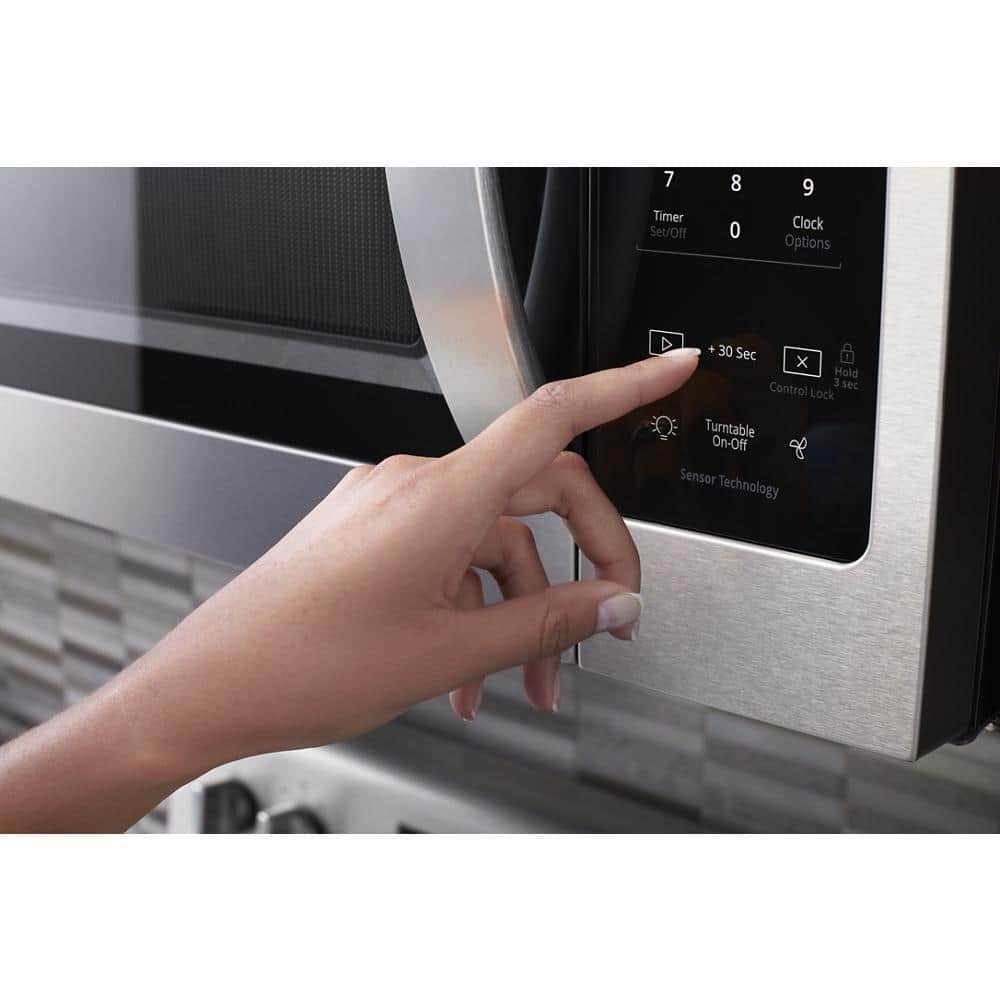 Whirlpool 1.7 Cu. Ft. Stainless Steel Over-the-Range Microwave