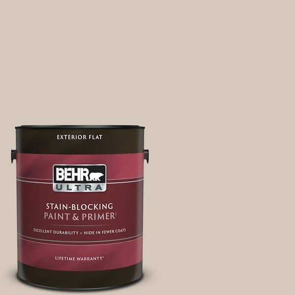 BEHR ULTRA 1 gal. #N230-2 Old Map Flat Exterior Paint & Primer