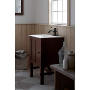 Tresham 24 in. W x 22 in. D x 34.5 in. H Bathroom Vanity Cabinet without Top in Linen White