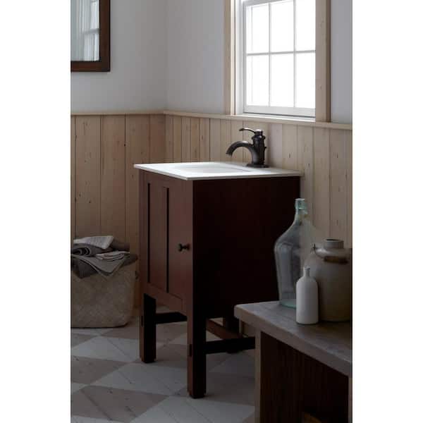 KOHLER Tresham 24 in. W x 22 in. D x 34.5 in. H Bathroom Vanity Cabinet without Top in Linen White