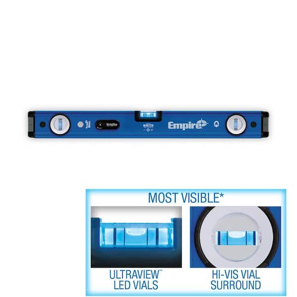 Empire 24 in. UltraView LED Magnetic Box Level