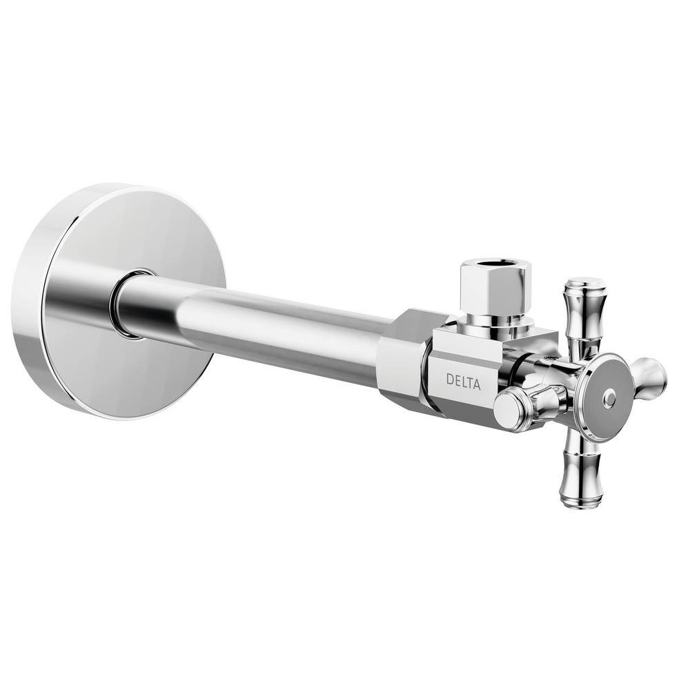 1/2 in. x 7.81 in. L Chrome Brass Angled Supply Stop Valve price history on PriceWatchPro