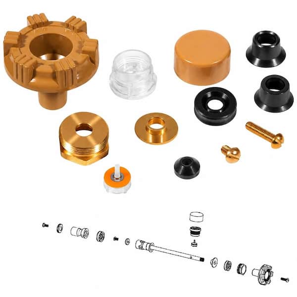 RK-17MH Model 17 Outdoor Faucet Repair Kit with Metal Handle EPDM Packing and Check Valve Components