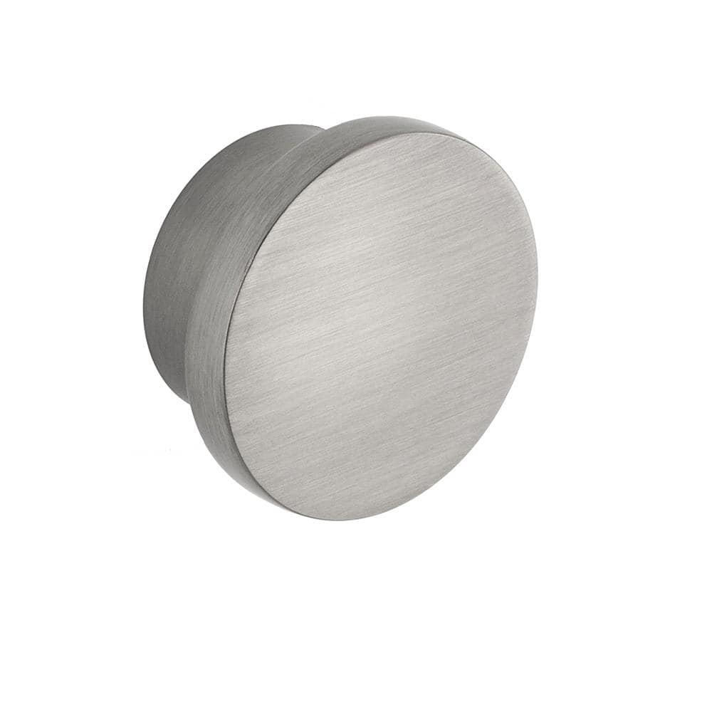 Ethan Satin Nickel Round Cabinet Knob with Mounting Hardware