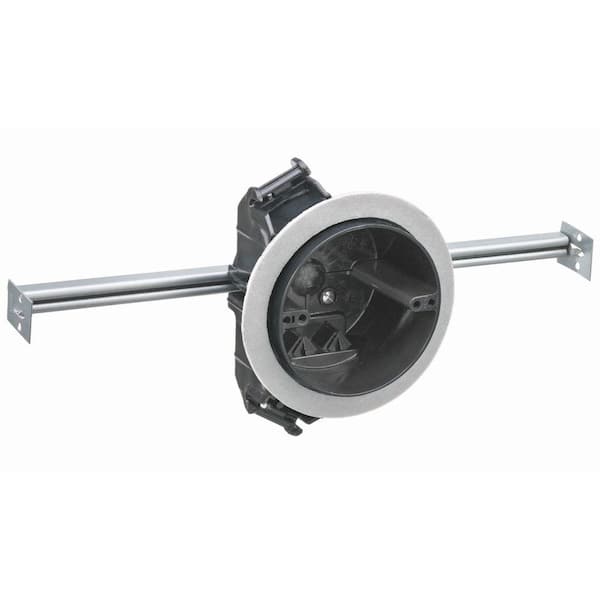 Carlon 26 cu. in. New Work Non-Metallic Vapor Tight Electrical Ceiling Box with Bar (FN-426-CV-BH 4)