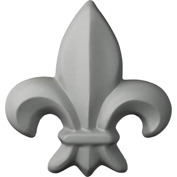 1/2 in. x 2-1/8 in. x 2-1/4 in. Polyurethane Swindon Fleur de Lis Onlay Moulding