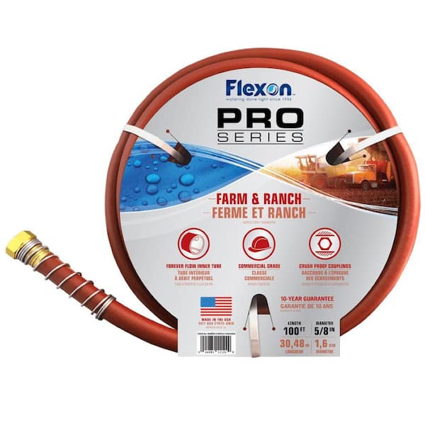 Flexon 58 In Dia X 100 Ft Farm And Ranch Premium Heavy Duty Garden