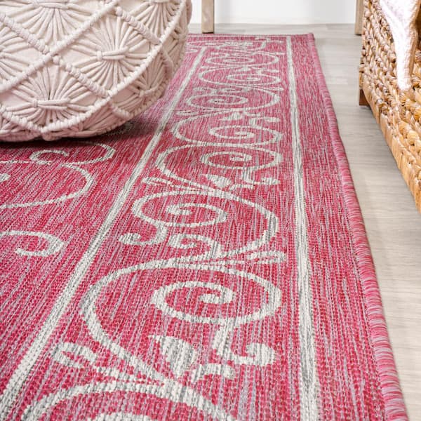 JONATHAN Y Charleston Vintage Filigree Textured Weave