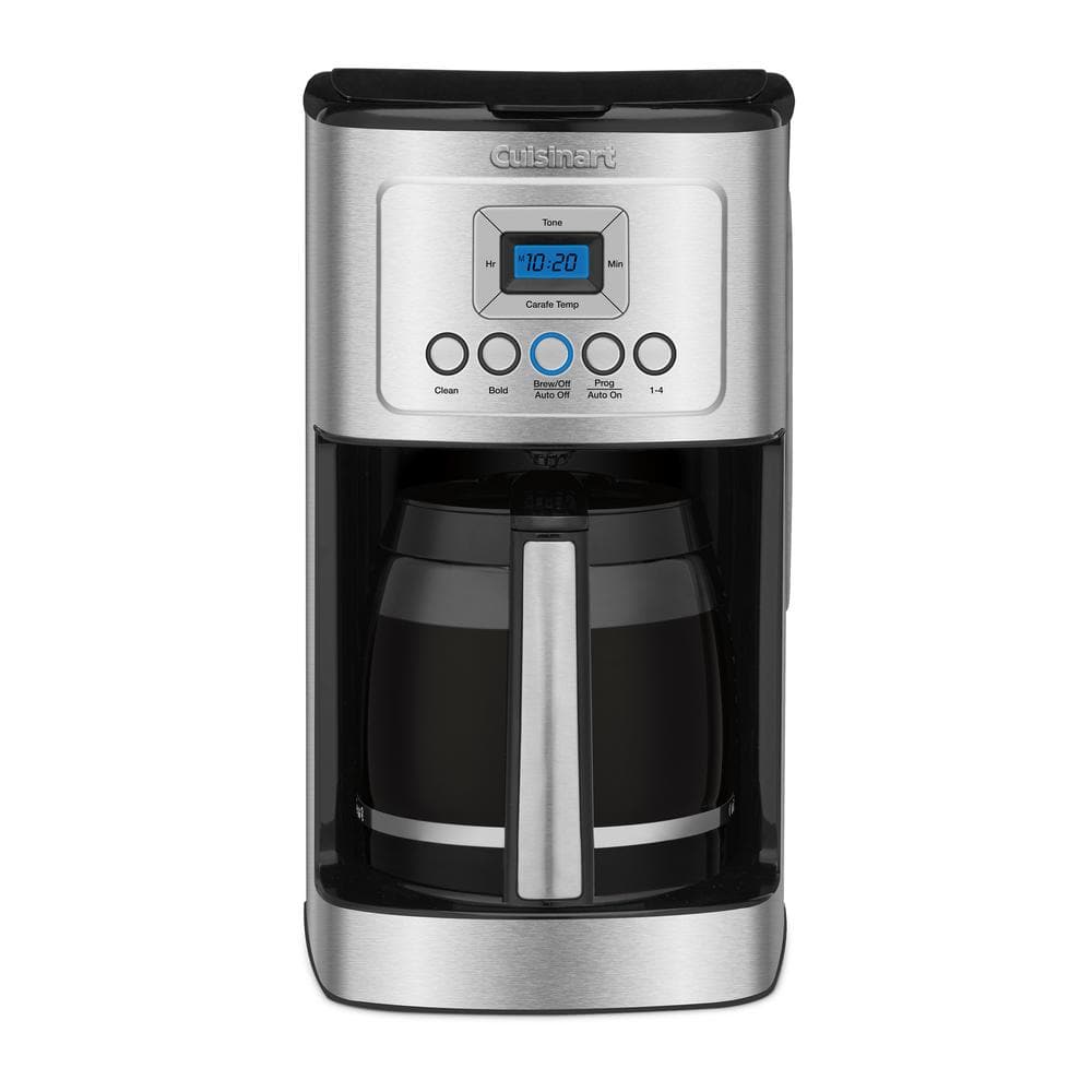 Cuisinart PerfecTemp 14-Cup Programmable Stainless Steel Drip Coffee Maker  DCC-3200P1 - The Home Depot